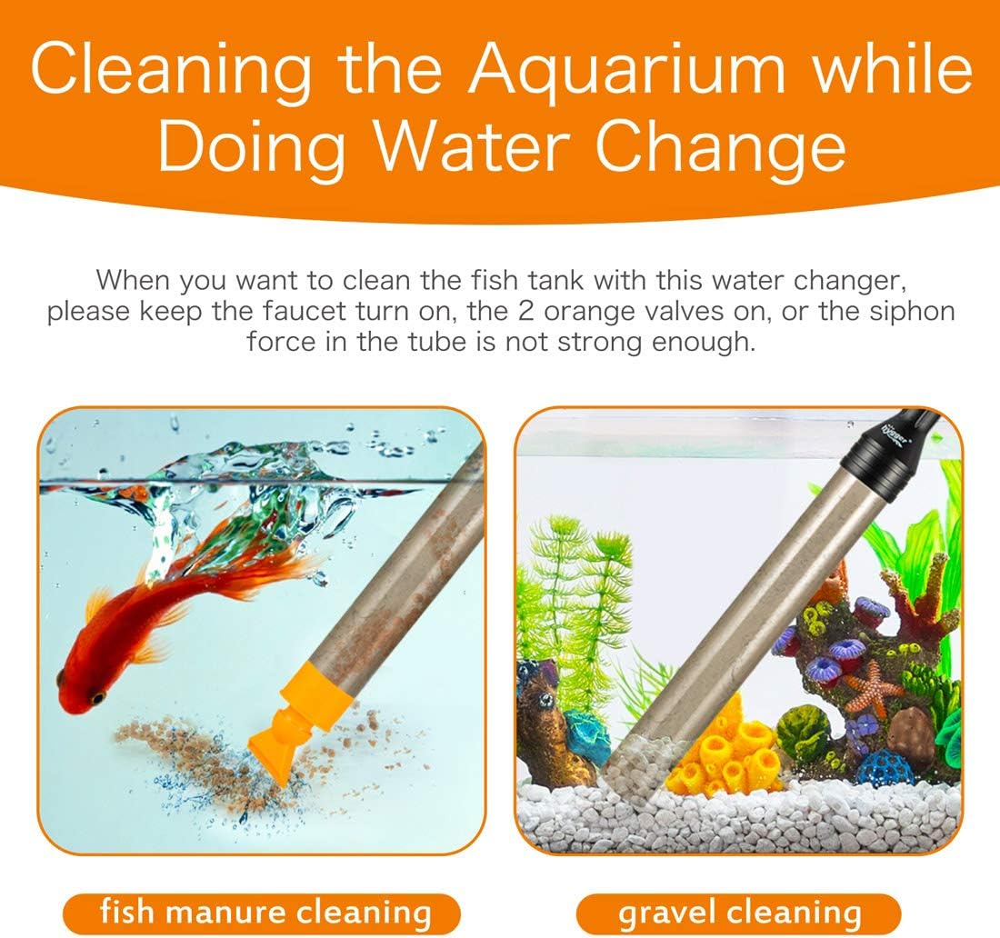 hygger Upgrade Aquarium Water Changer Kit