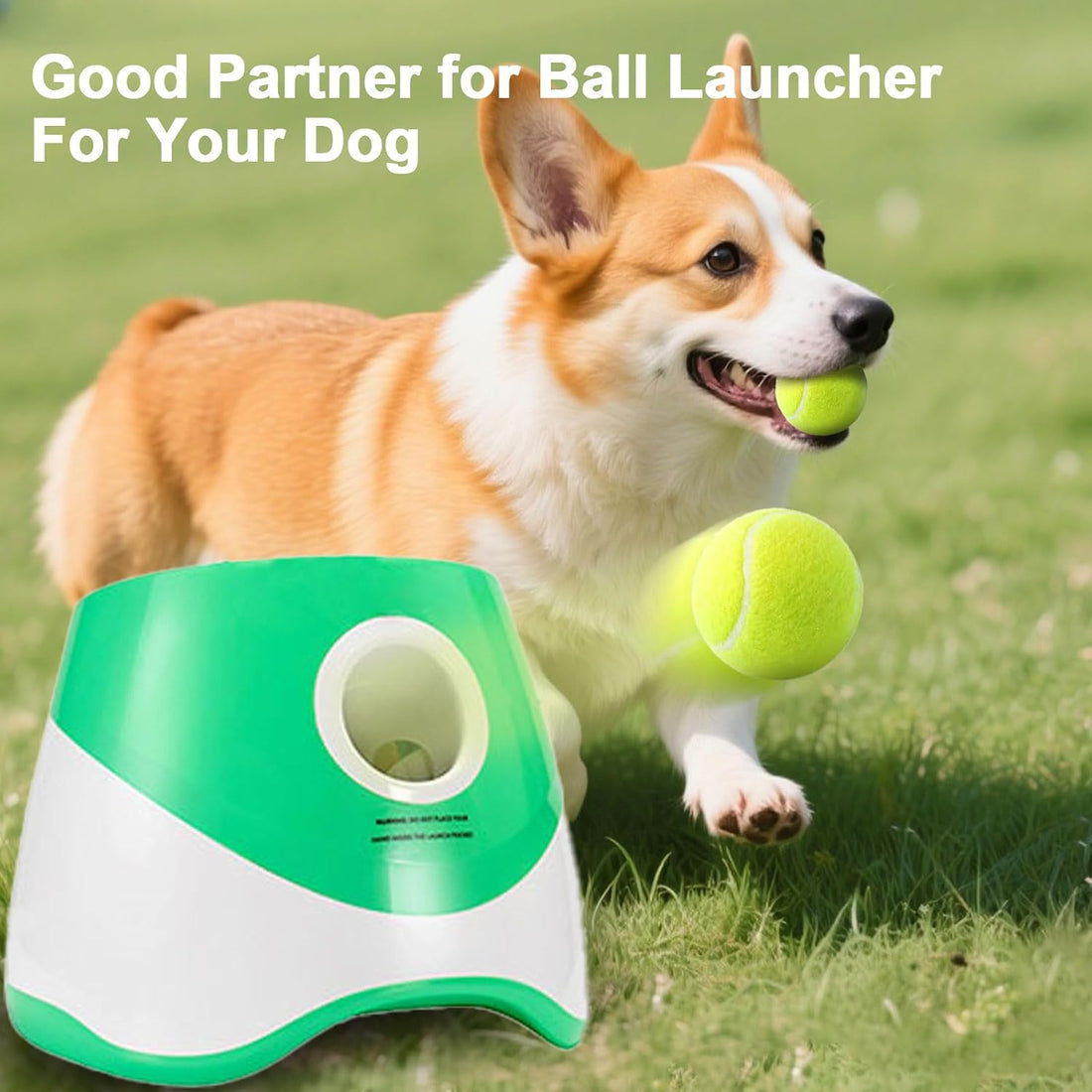 Automatic Dog Ball Launcher: Upgraded Auto/Manual Pet Ball Thrower