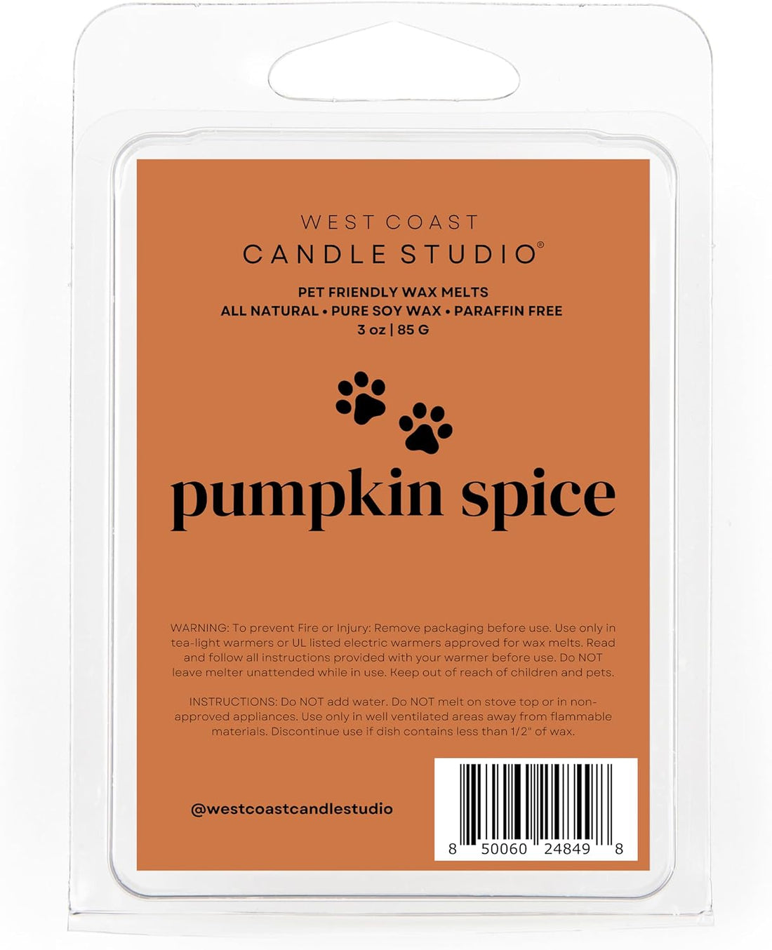 Pet Safe Wax Melts | Non Toxic Soy Wax Cubes for Warmers