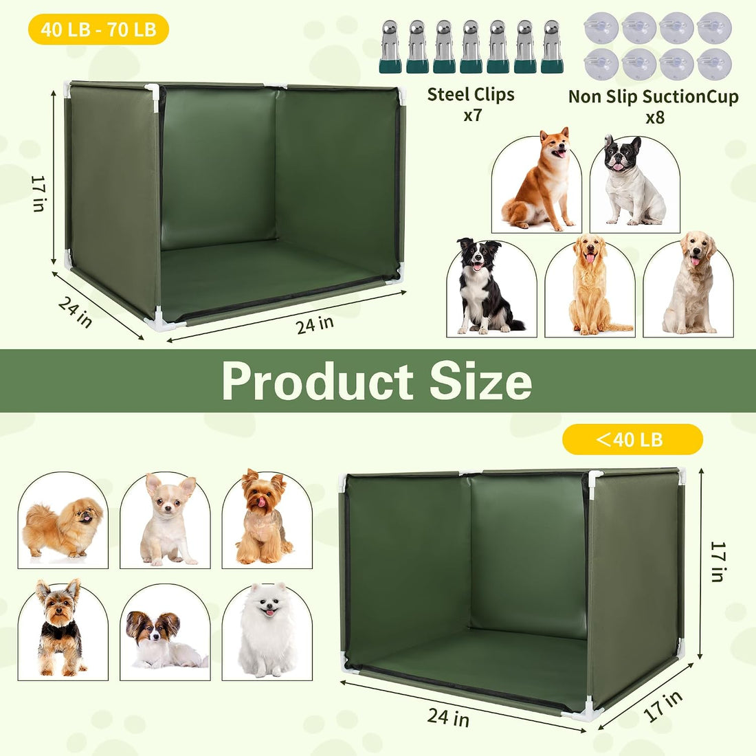 Dog Pee Pad Holder with High Walls,Waterproof Puppy Litter