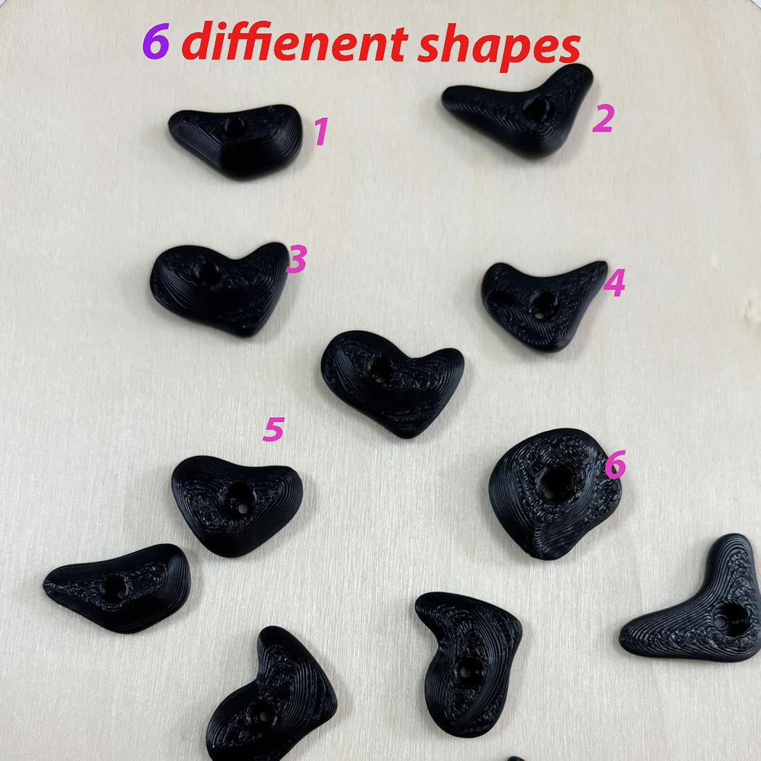 24Pcs Rock Climbing Holds for Bearded Dragons,Reptiles Toy Rock Wall