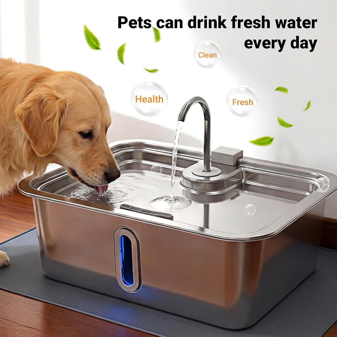 Dog Water Fountain Filter 6-Pack+6 Sponges Set