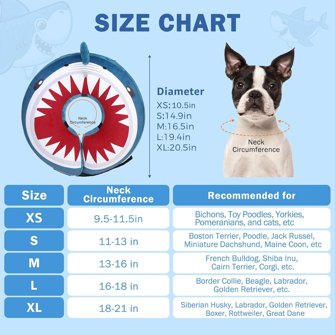 SCENEREAL Dog Cone Alternative After Surgery for Small Medium Large