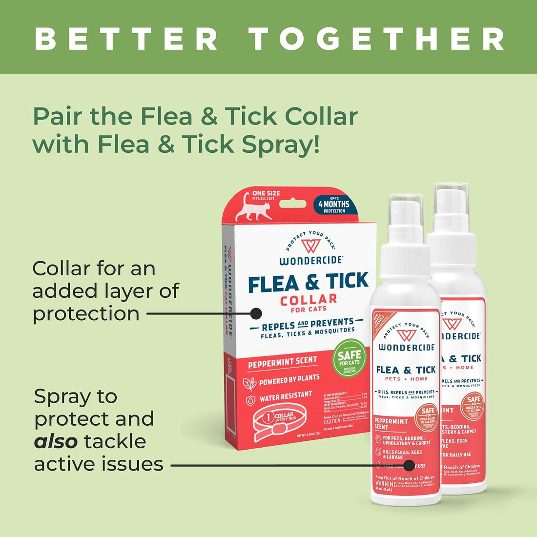 Wondercide Cat Collar - Flea & Tick Repellent
