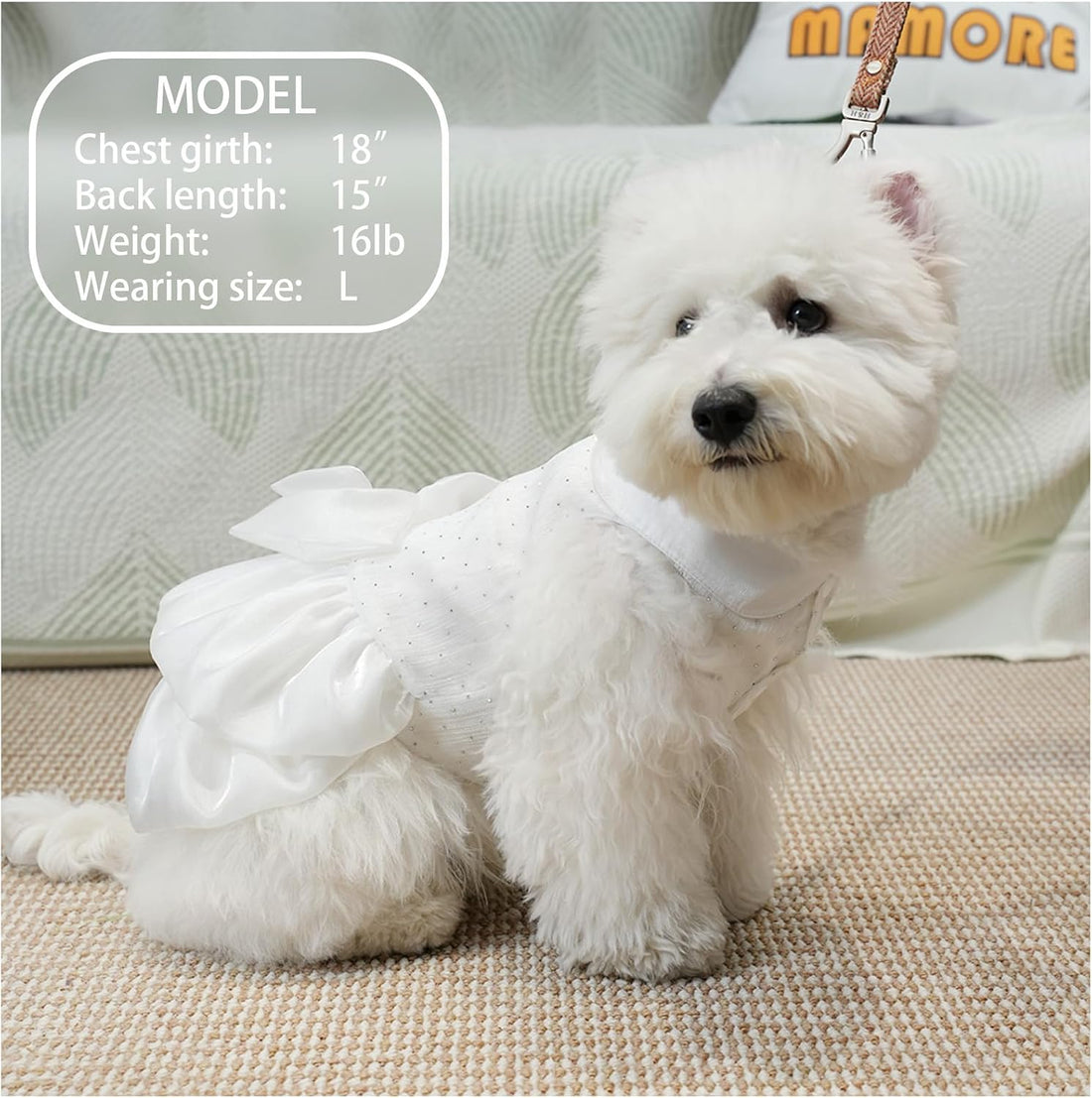 Dog Dress,Pet Wedding Dress Princess Formal Tutu Skirt
