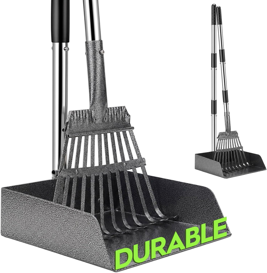 Pooper Scooper,Long Handle Dog Pooper Scooper,No More Bending
