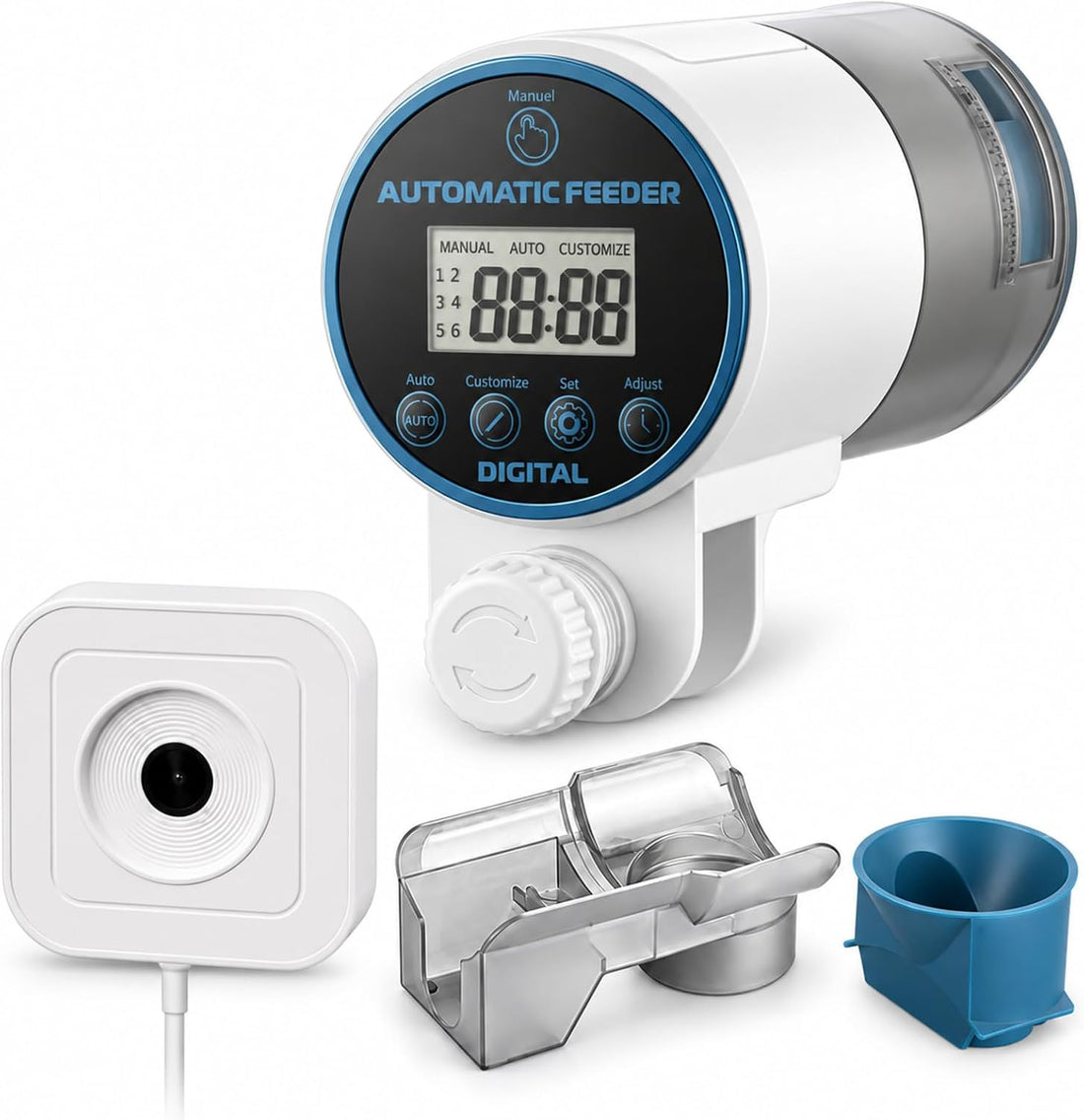 Automatic Fish Feeder with 1080P Camera
