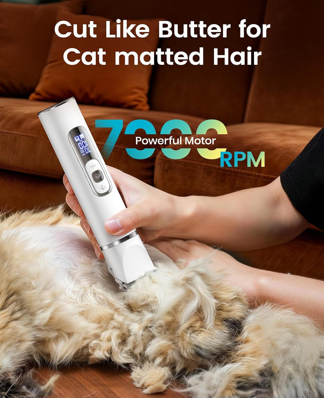 oneisall Quiet Cat Clippers Paw Trimmer