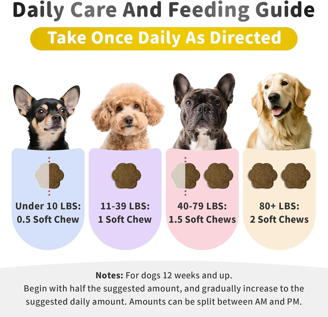 Melatonin for Dogs - Dog Calming Chews for Sleep & Emotional Support