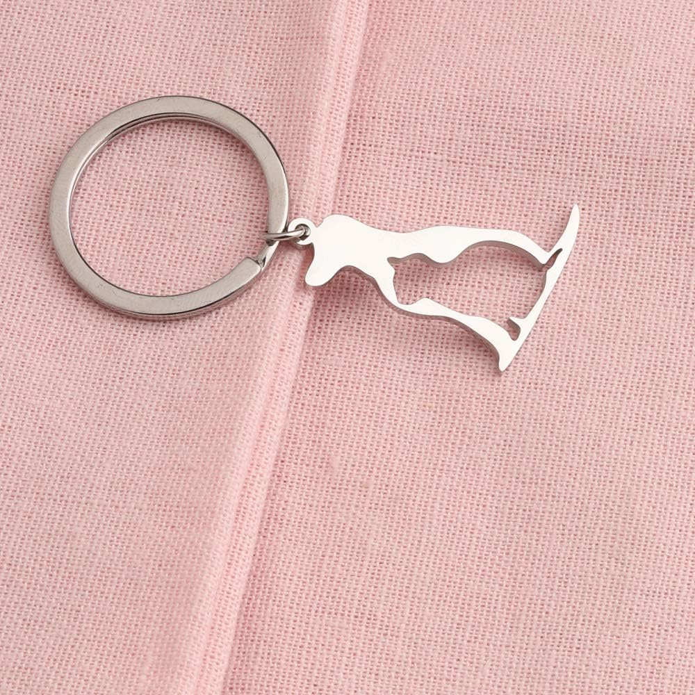 BNQL Dog Cat Keychain Pet Pendant Jewelry for Animal Lover Dog Cat