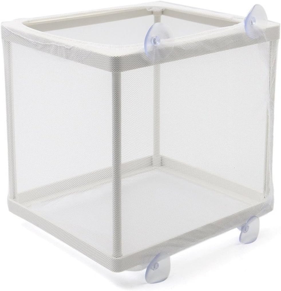 White Nylon Mesh Fish Fry Hatchery Breeder Box Separation Net by XMHF