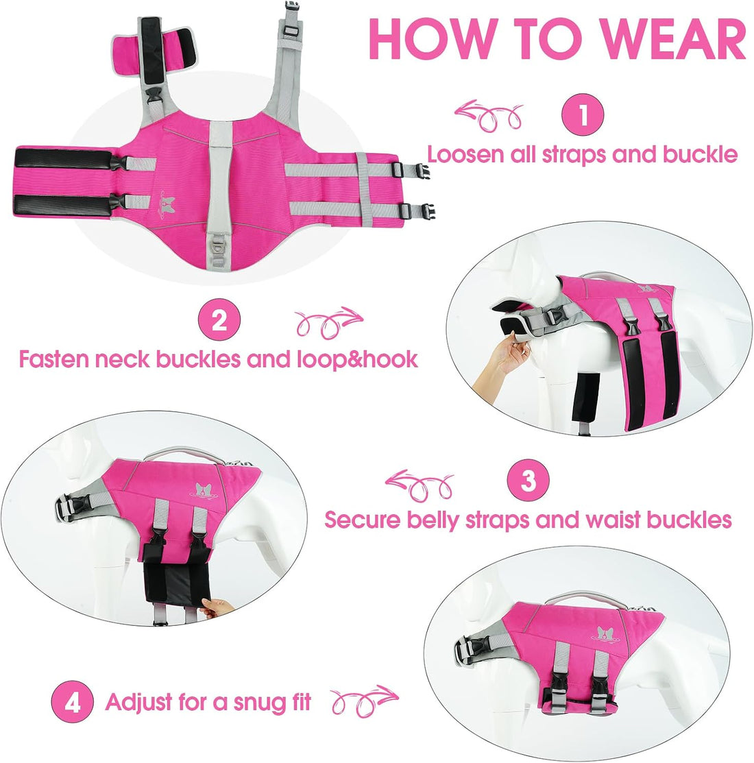 Nanaki Dog Life Jacket Large