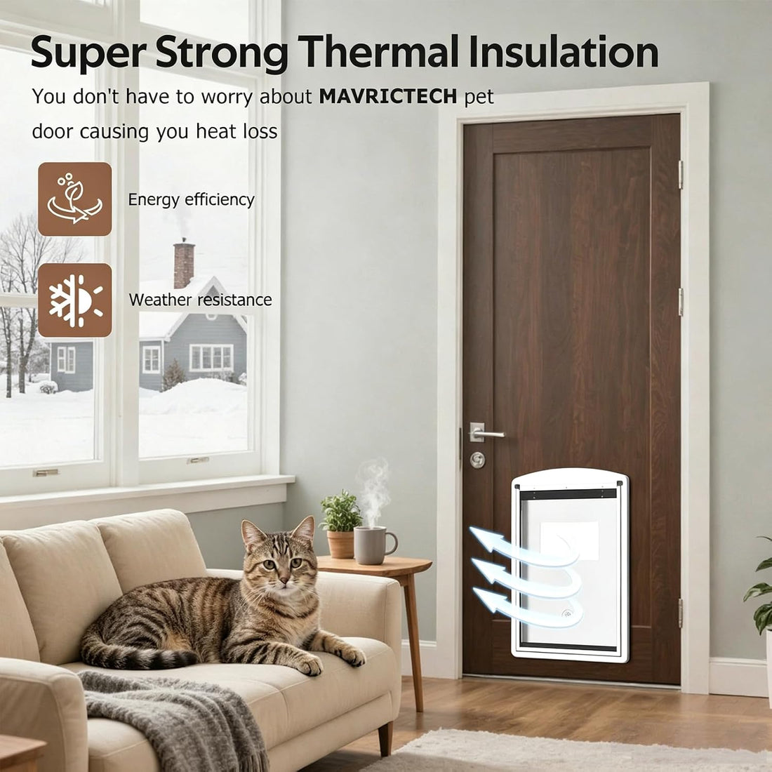 Cat Door for Door - Cat Door for Exterior & Interior Doors
