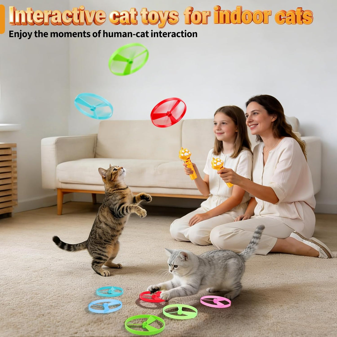 BABORUI Cat Toy Disc Launcher