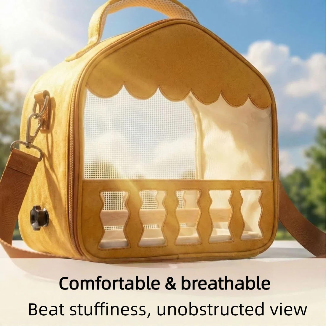 Portable Travel Backpack for Small Birds,for Budgies &Sun Conures