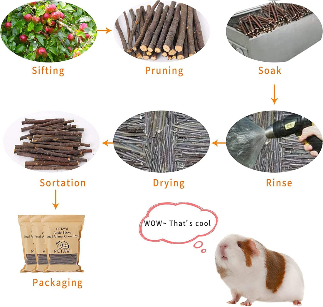 700g Apple Sticks Molar Wood Treats