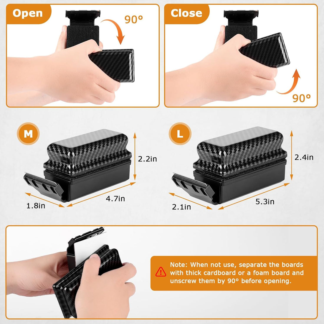 hygger Magnetic Fish Tank Cleaner, Aquarium Glass Cleaner