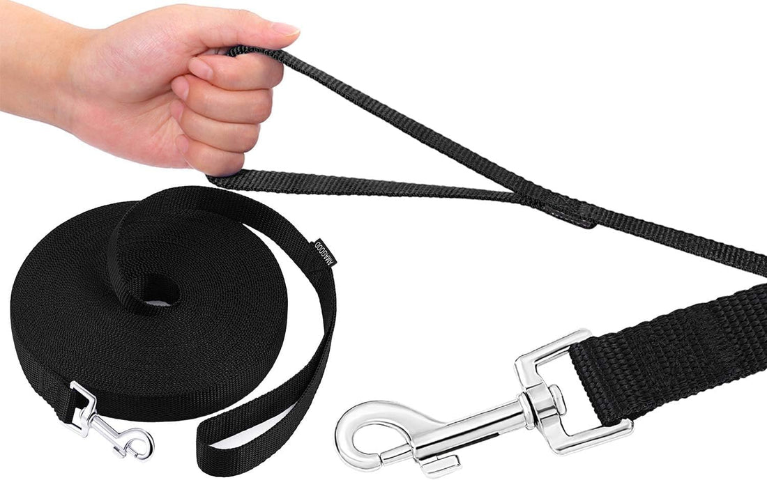 Long Dog Leashes for Training 15/20/30/50/100FT Lead for Medium Small