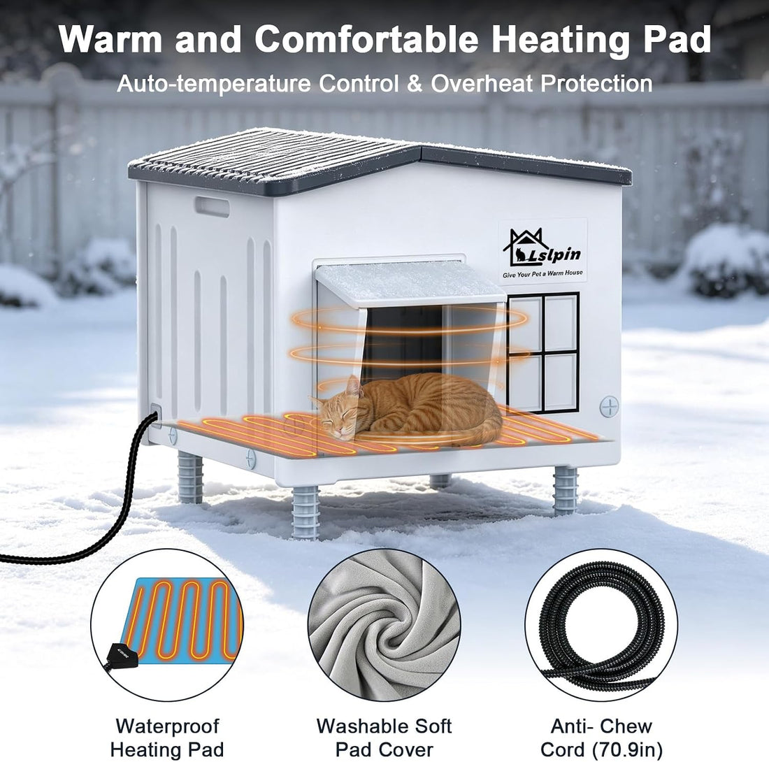 Indestructible Heated Cat House for Outside
