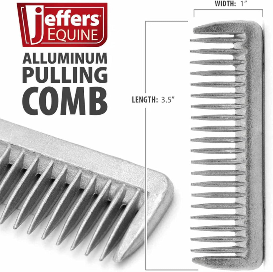 Jeffers Equine Aluminum Pulling Comb