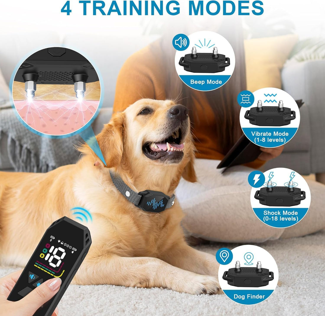 Shock Collar for Dogs, 2500FT Dog Training Collar with Remote Control
