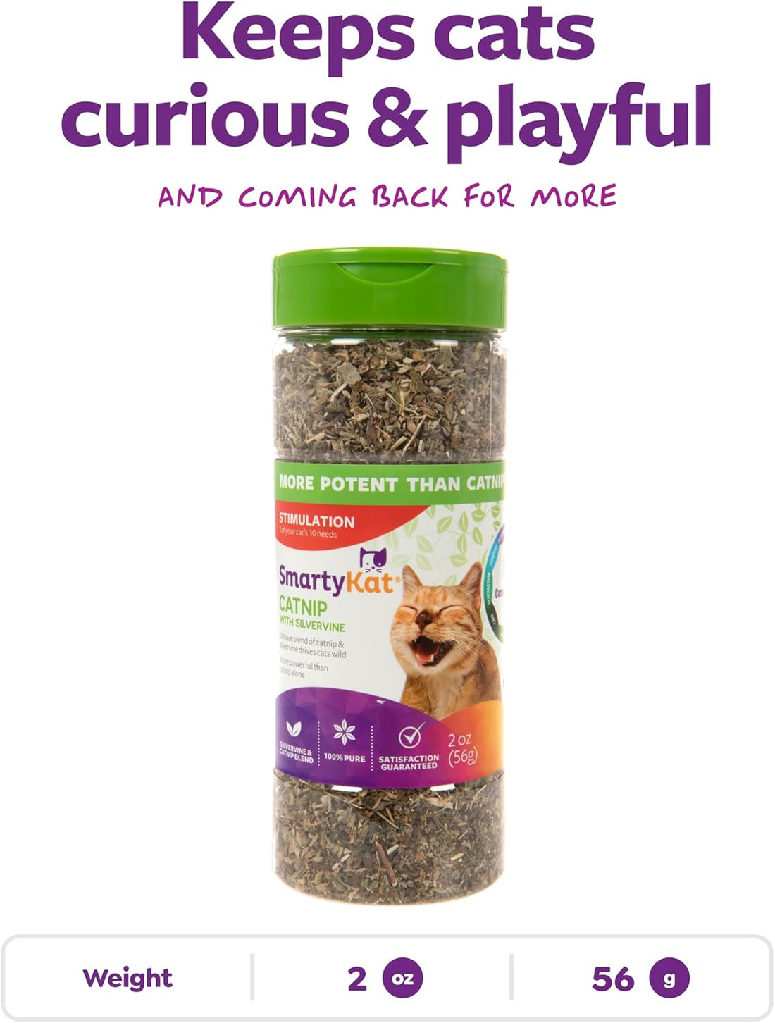 SmartyKat Catnip & Silvervine Cat Attractant