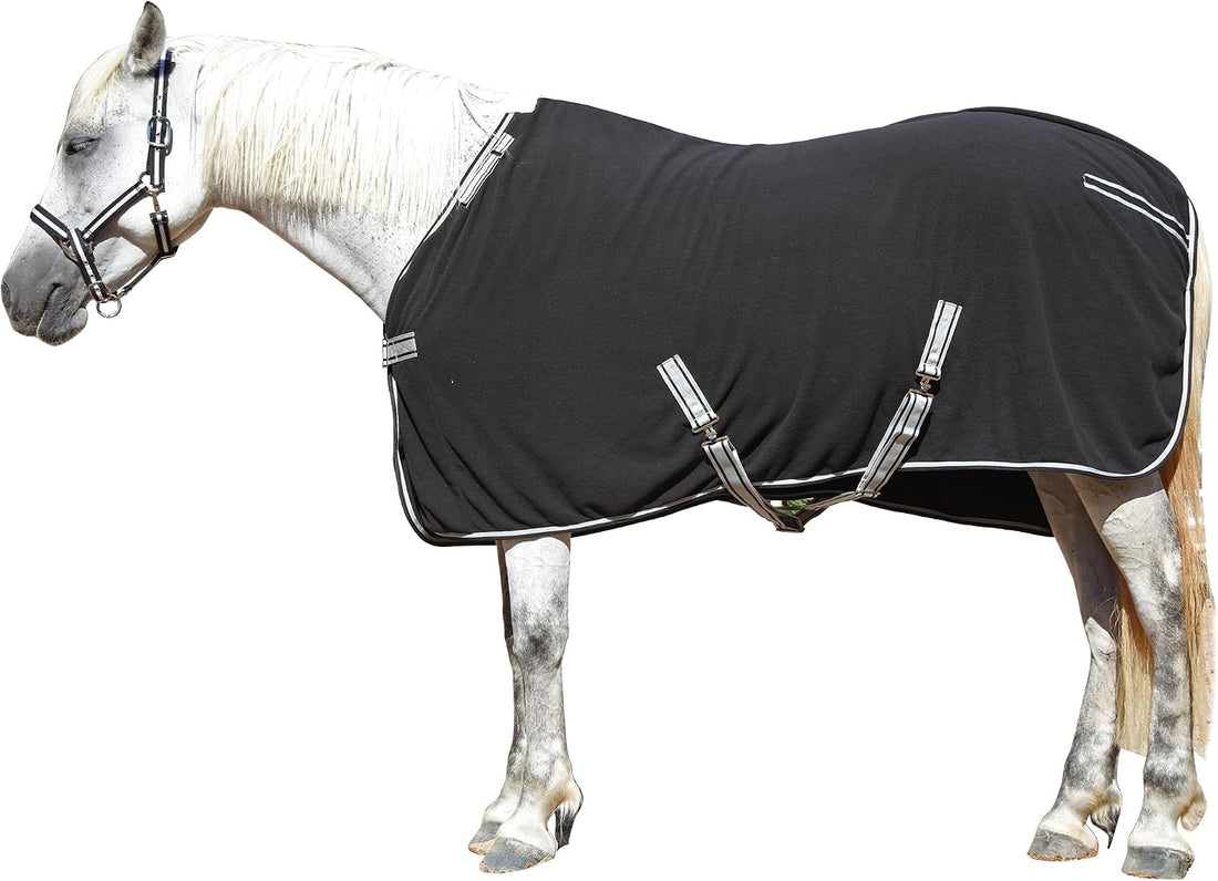 Horse Fleece Cooler Blanket, Moisture Wicking Post-Workout Drying