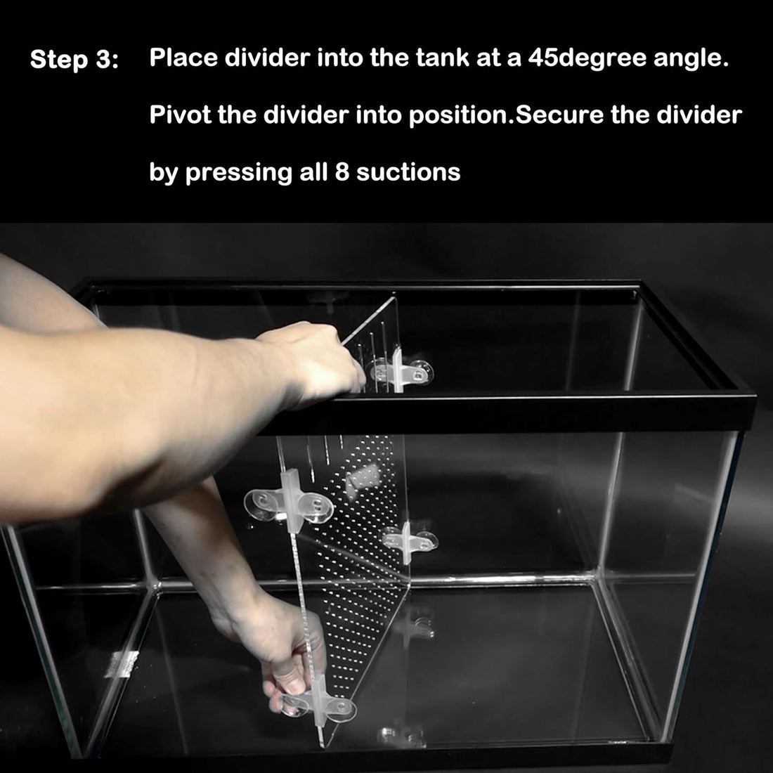 Acrylic Aquarium Divider Kit 5.5/10 / 20L / 20H / 29 / 40B / 55/75 /