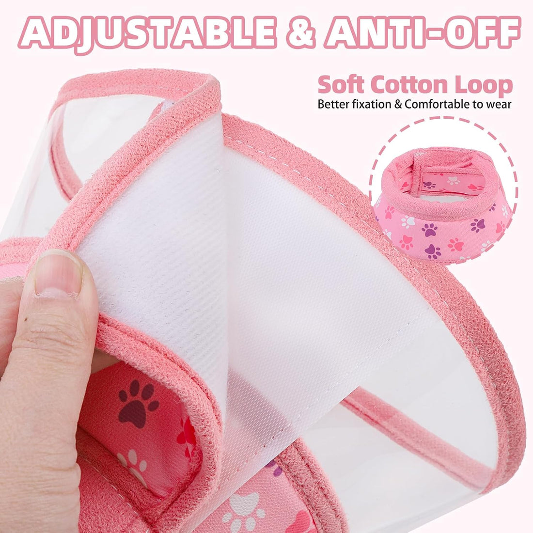 PUPTECK Cat Cone Collar Soft for Neck