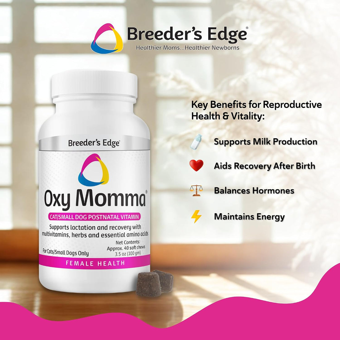 Breeder's Edge Oxy Momma Soft Chews