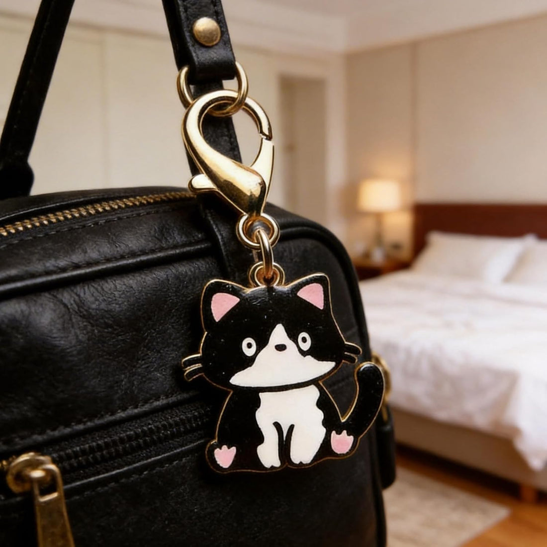 choice of all Cat Keychain Cat Bag Charm Cute Charms for Backpacks
