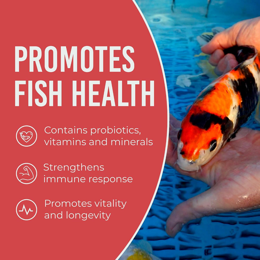 Blue Ridge Koi Fish Food, Growth Formula Mini, 1/8" Pellets, 5 lb