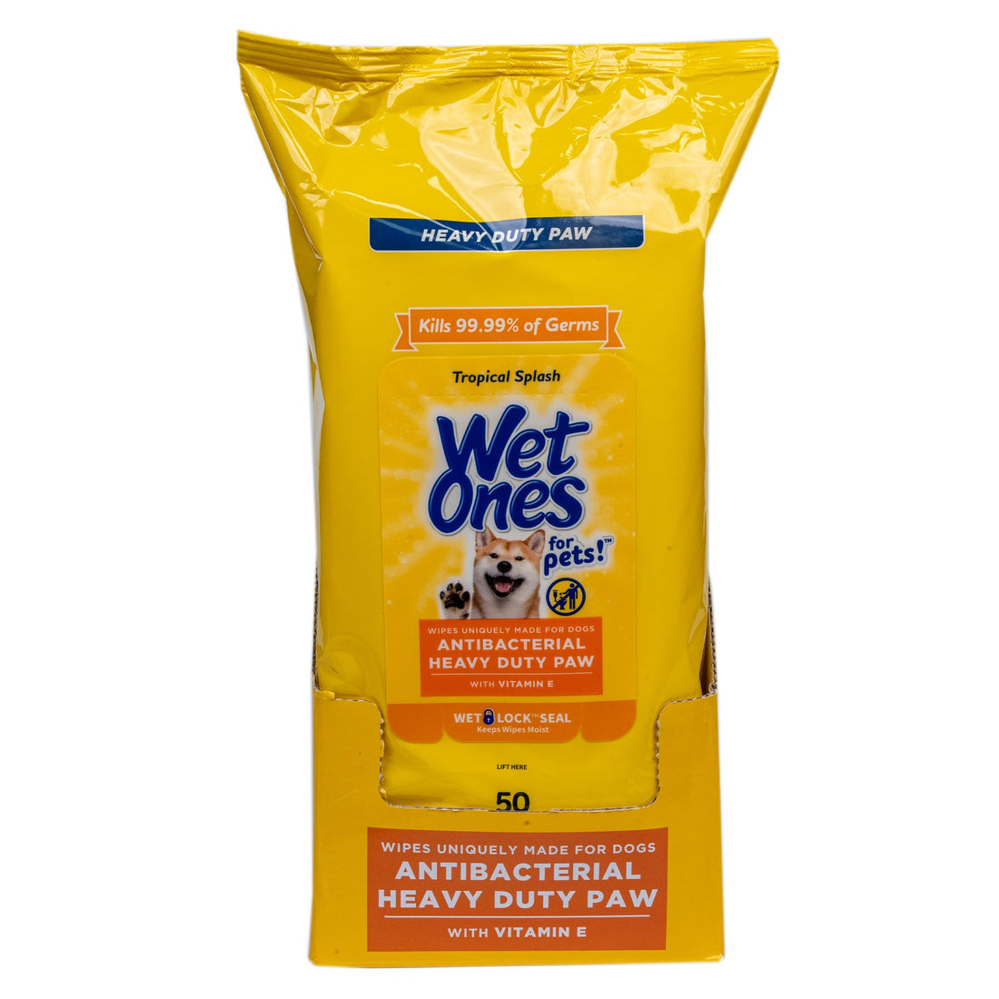 Wet Ones for Pets Antibacterial Dog Wipes, Tropical Splash