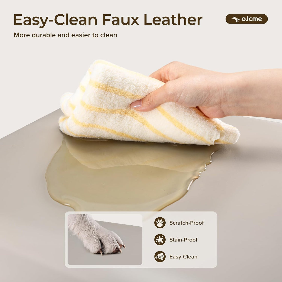 2 in 1 Ottoman Dog Ramp for Couch,Stable Folding Ramp for Small Dogs