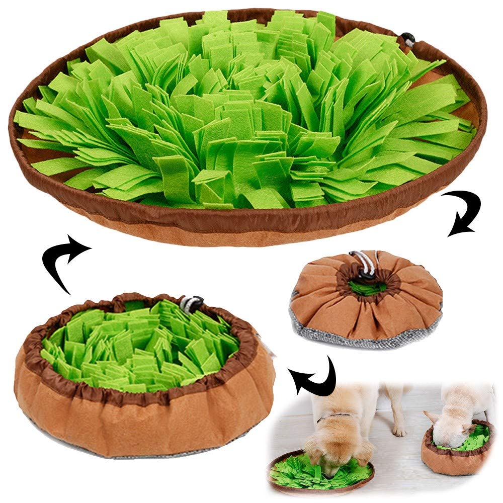 AWOOF Pet Snuffle Mat for Dogs, Interactive Feed Game for Boredom