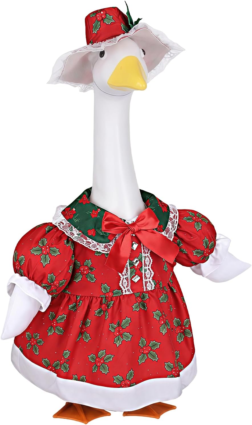 23 Inch Porch Goose Christmas Outfits For Garden Patio Vacation Decor