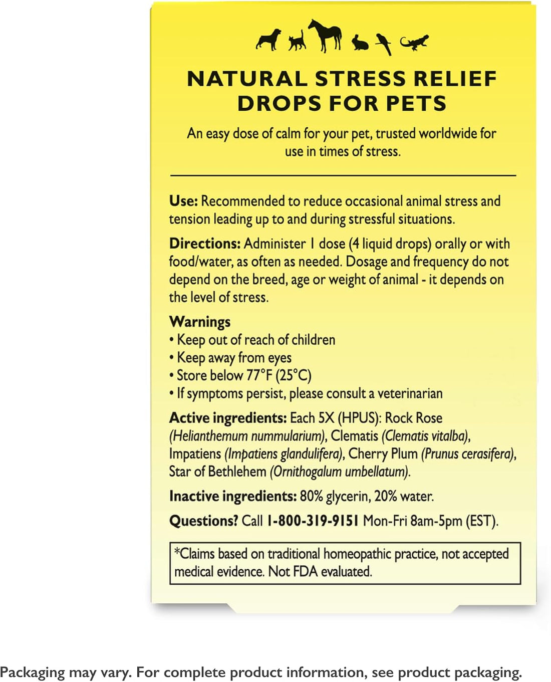 Rescue Remedy Pet Dropper - 10mL