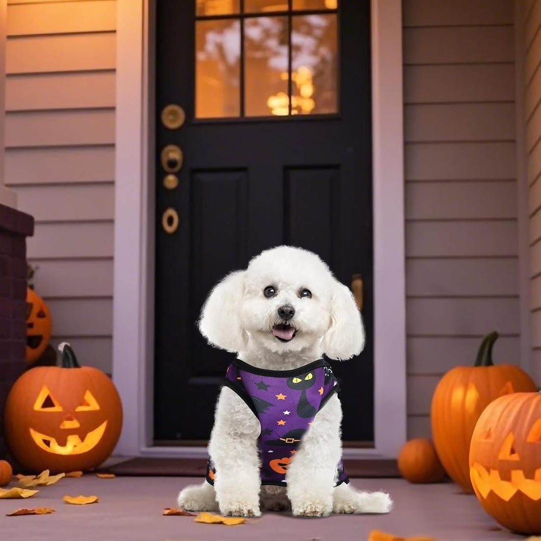 6 Pack Halloween Dog Clothes for Small Dogs