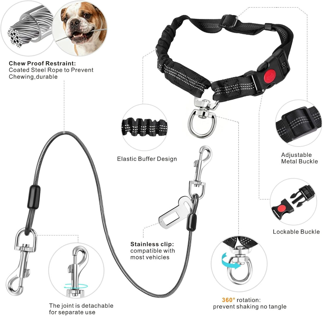 Idepet Dog Seat Belt for Car