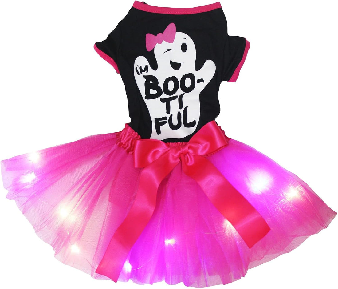 Petitebella Halloween Theme Puppy Dog Dress