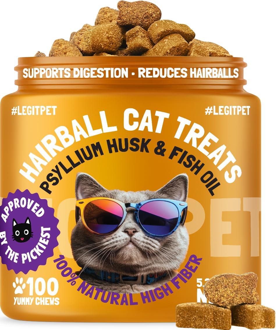 Hairball Treatment for Cats Natural Remedy with Apple Pomace