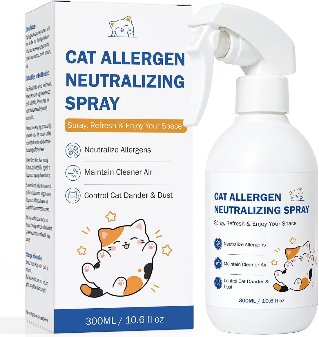 Cat Allergen Neutralizing Spray for Humans