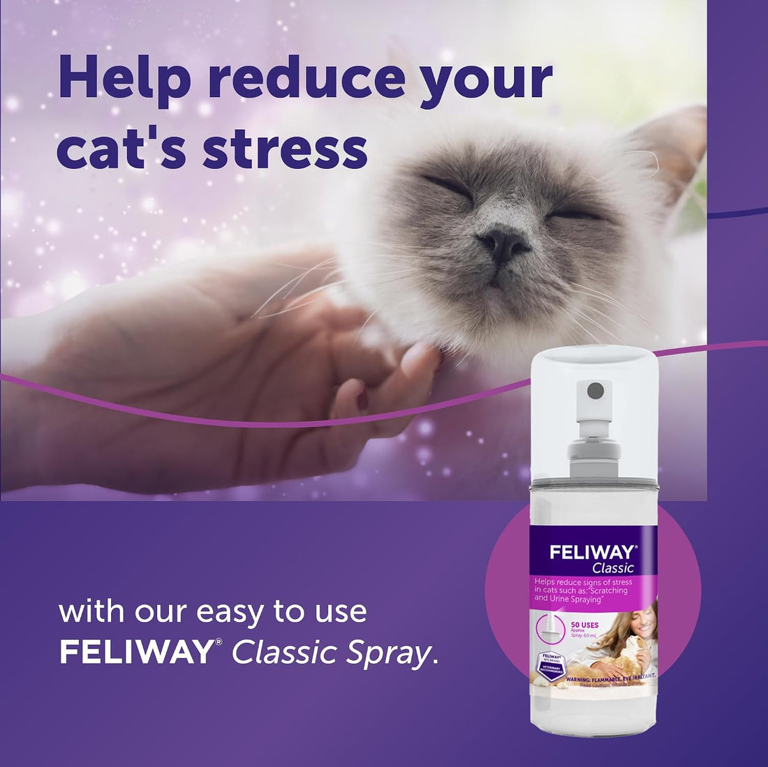 FELIWAY® Classic Cat Calming Spray, 60ml