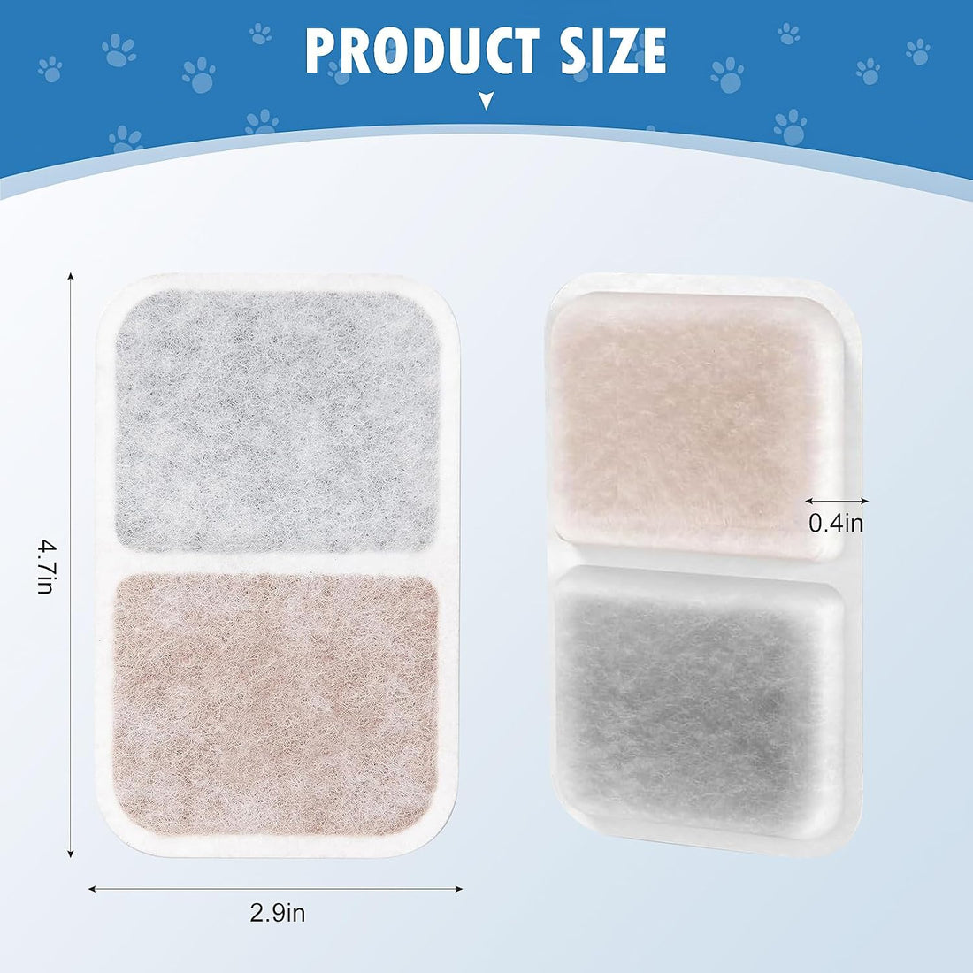 12p Air Purifier Pad for Catit Airsift Jumbo/Regular/Smartsift Litter