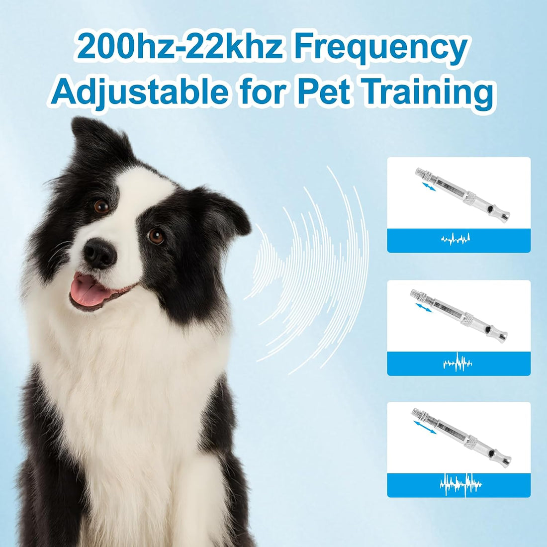 Irilatrue 2 Pack Dog Whistle Set