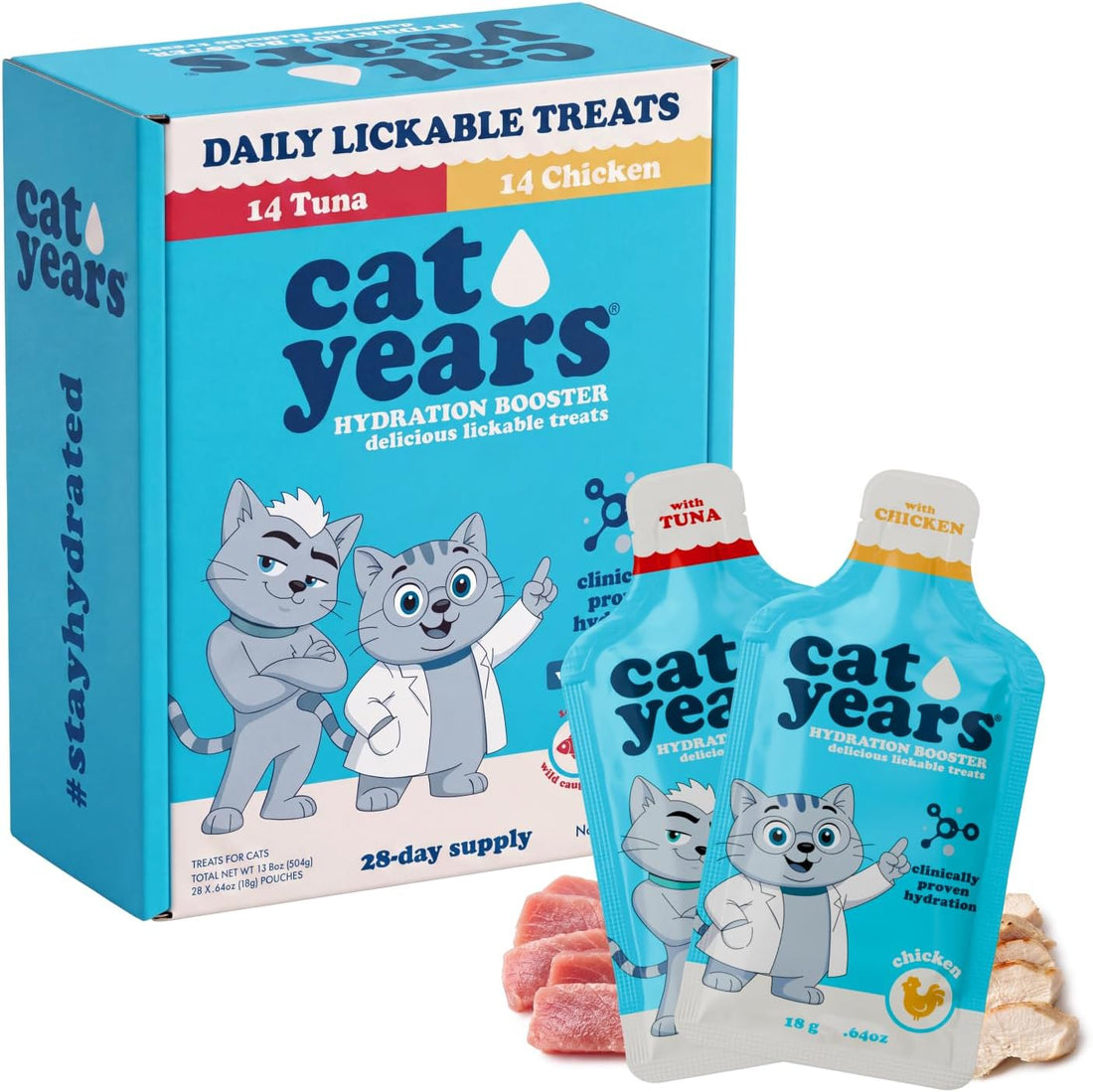 Cat Years Hydration Booster, Daily Lickable Treat