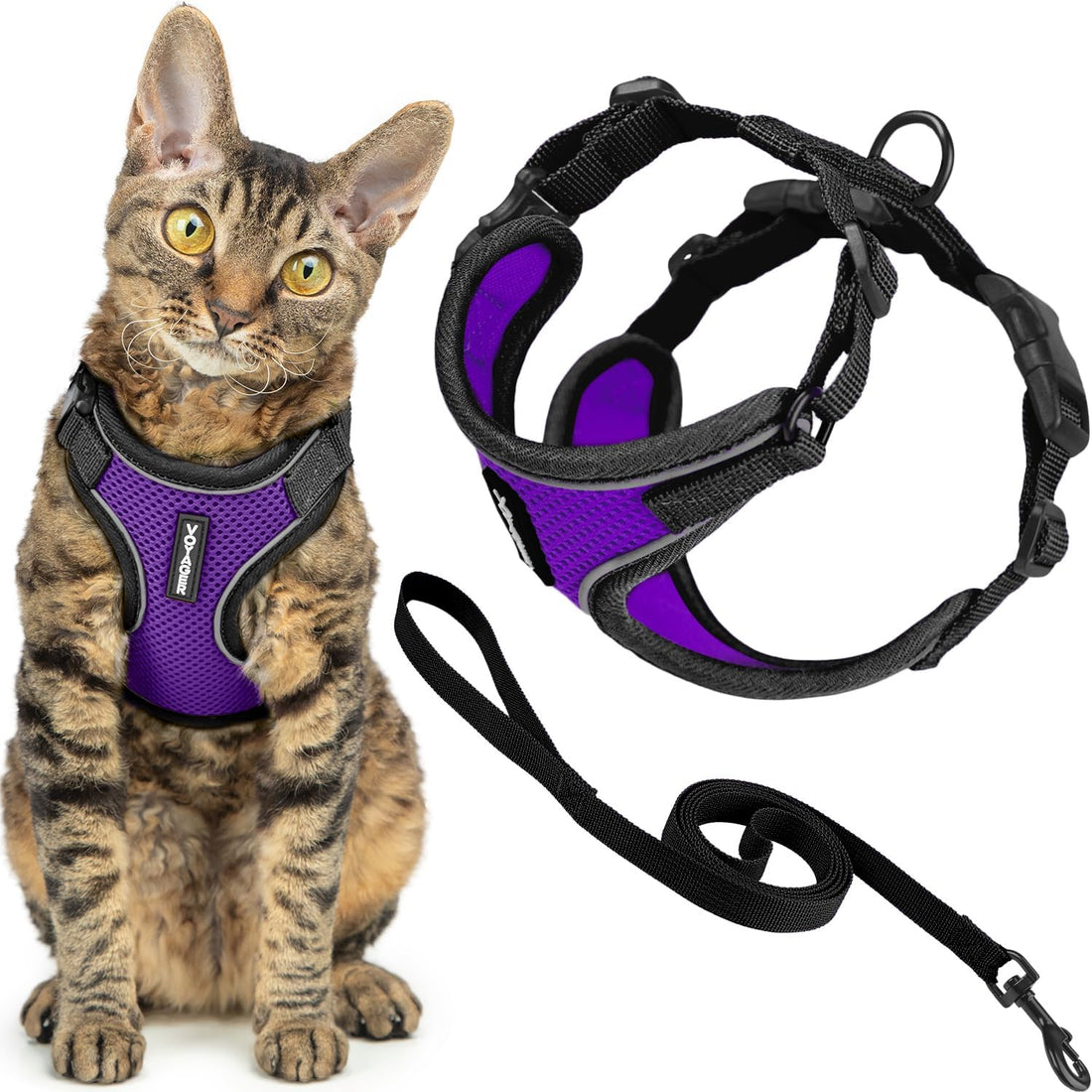 Voyager Escape-Proof Step-in Harness & Leash - Lime Green, Small
