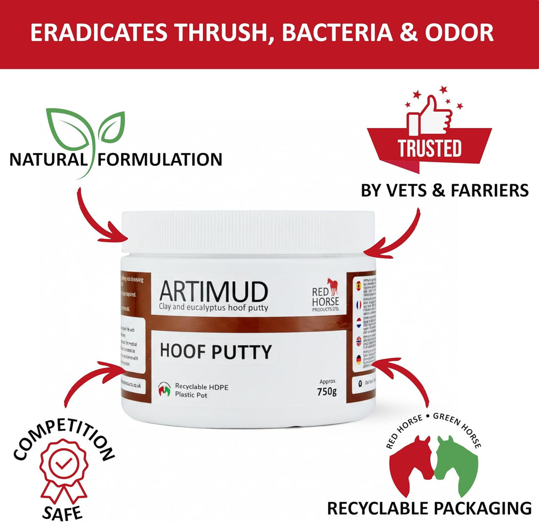 Artimud - Horse Hoof Putty | Thrush Treatment | 26.5 oz
