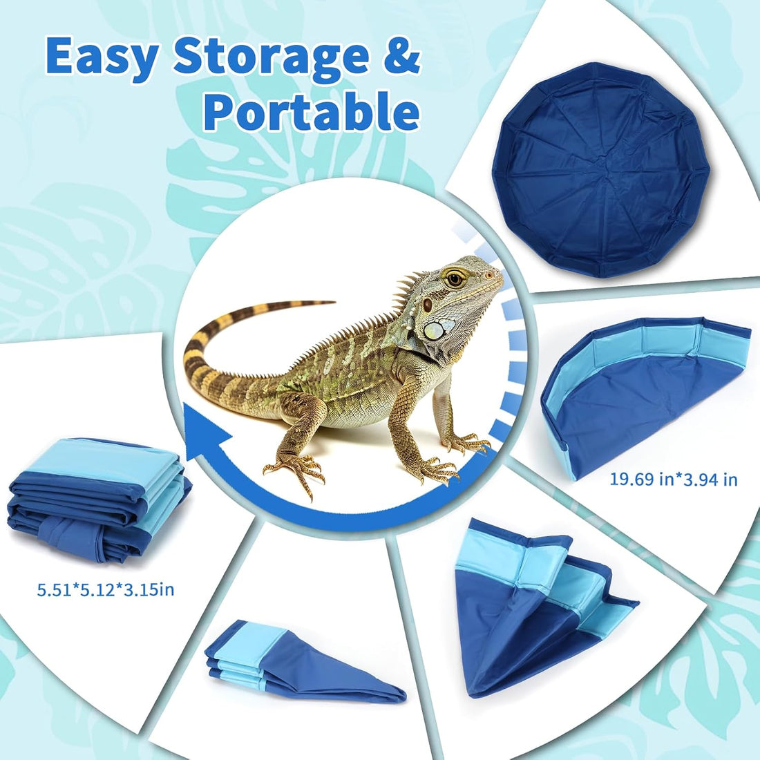 SKARUS Electric Bearded Dragon Bathtub