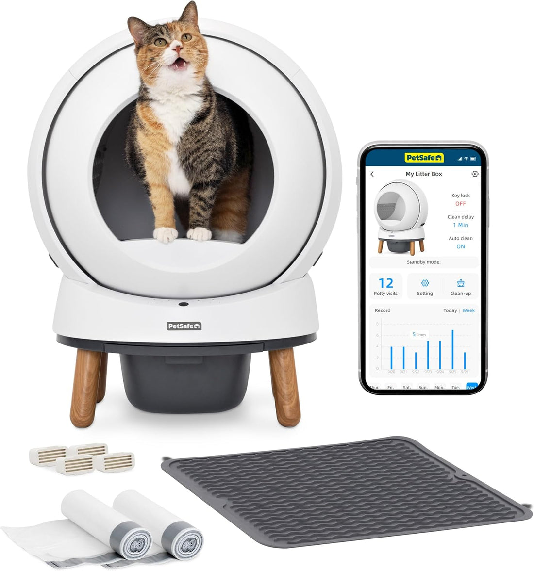 PetSafe ScoopFree SmartSpin Self-Cleaning Litter Box